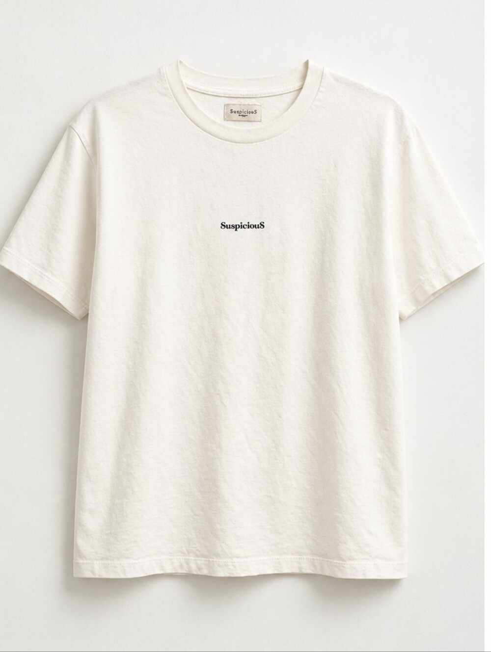 Authentic Suspicious Antwerp Globe Graphic T-Shirt White Size Large